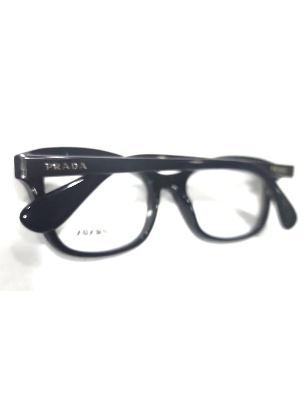 PRADA VPR05P 1AB-101 Black Rectangular Eyeglasses 52-18 140 Case Box Cloth - Picture 9 of 9